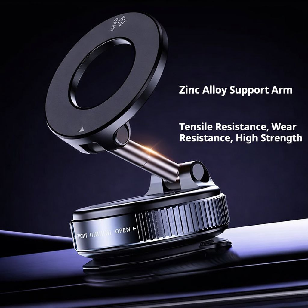 Vacuum Magnetic Telefon Ushlagich – Kuchli Magnitli Universal Holder