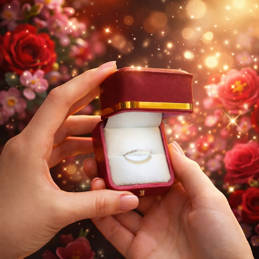 💍Banklif uzugi qutisi bilan Premium