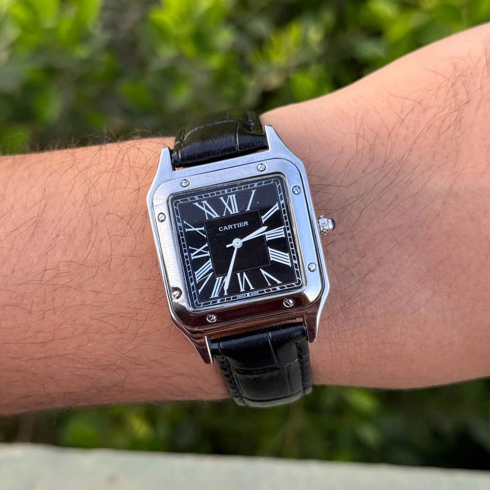 Erkaklar qo'l soati Cartier, klassik uslubda!